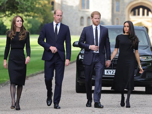 The brothers - and their wives - had a brief and awkward reunion in London when the Queen died in 2022. Picture: Chris Jackson/Getty Images