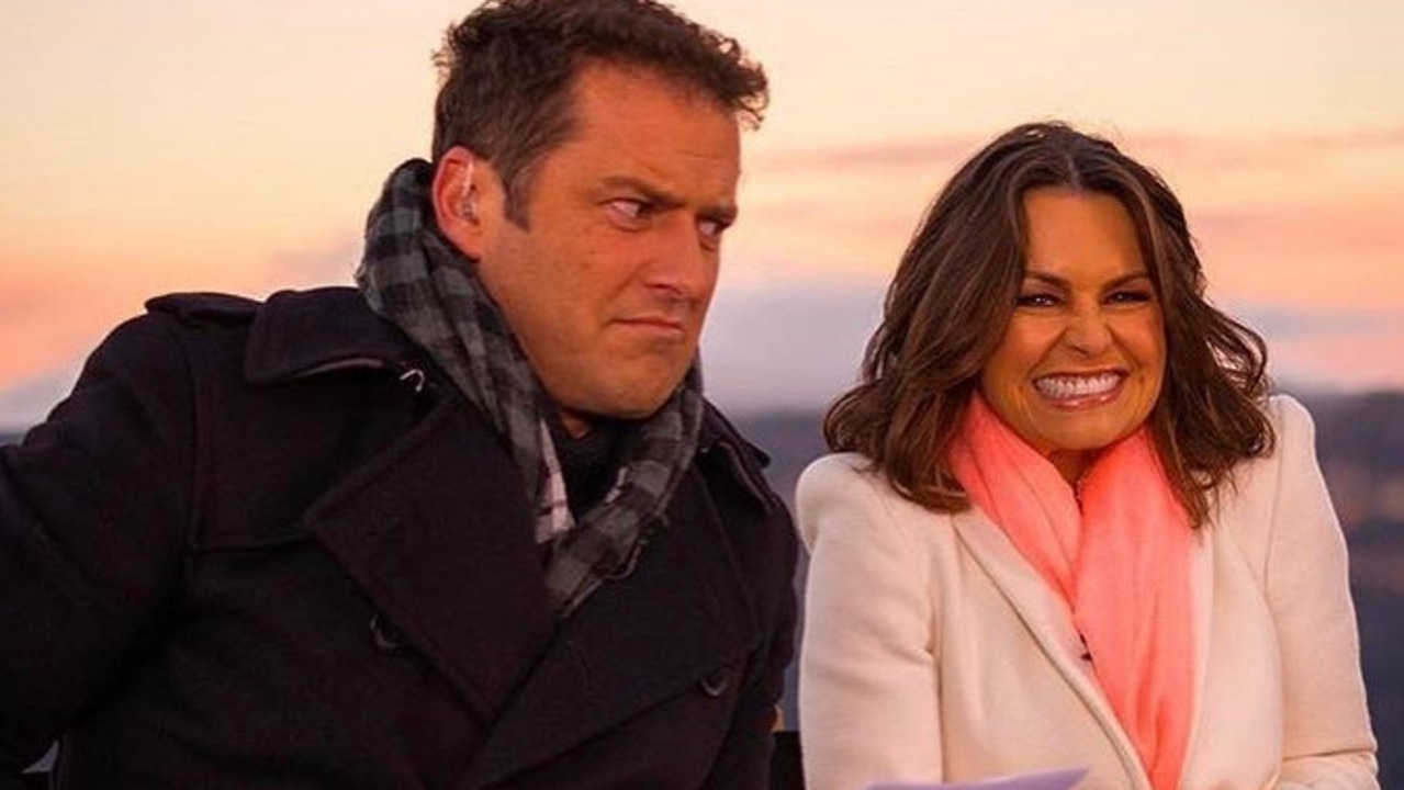 Cold shoulder … Lisa Wilkinson’s once-warm relationship with Karl Stefanovic suddenly grew frosty.