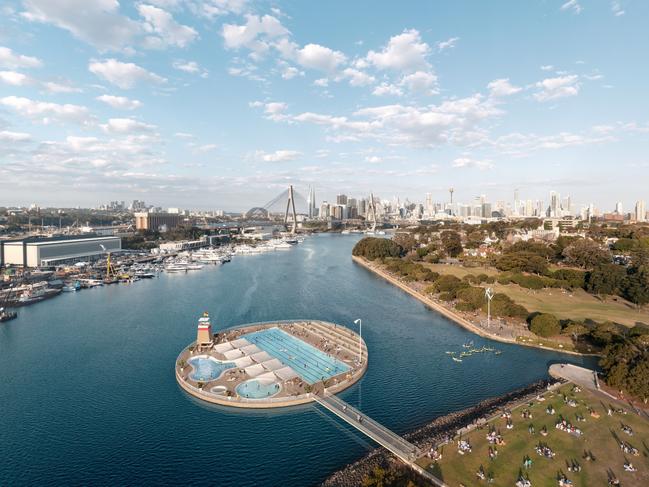 A visual representation of what's possible at Sydney Harbour. Photos: Andrew Burges Architects for the City of Sydney. Supplied image