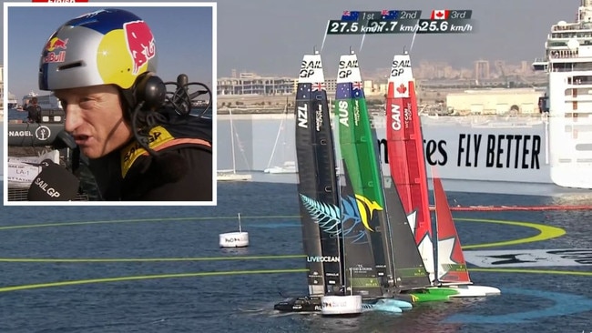 Jimmy Spithill retired from SailGP after driving for the Aussies in Dubai.