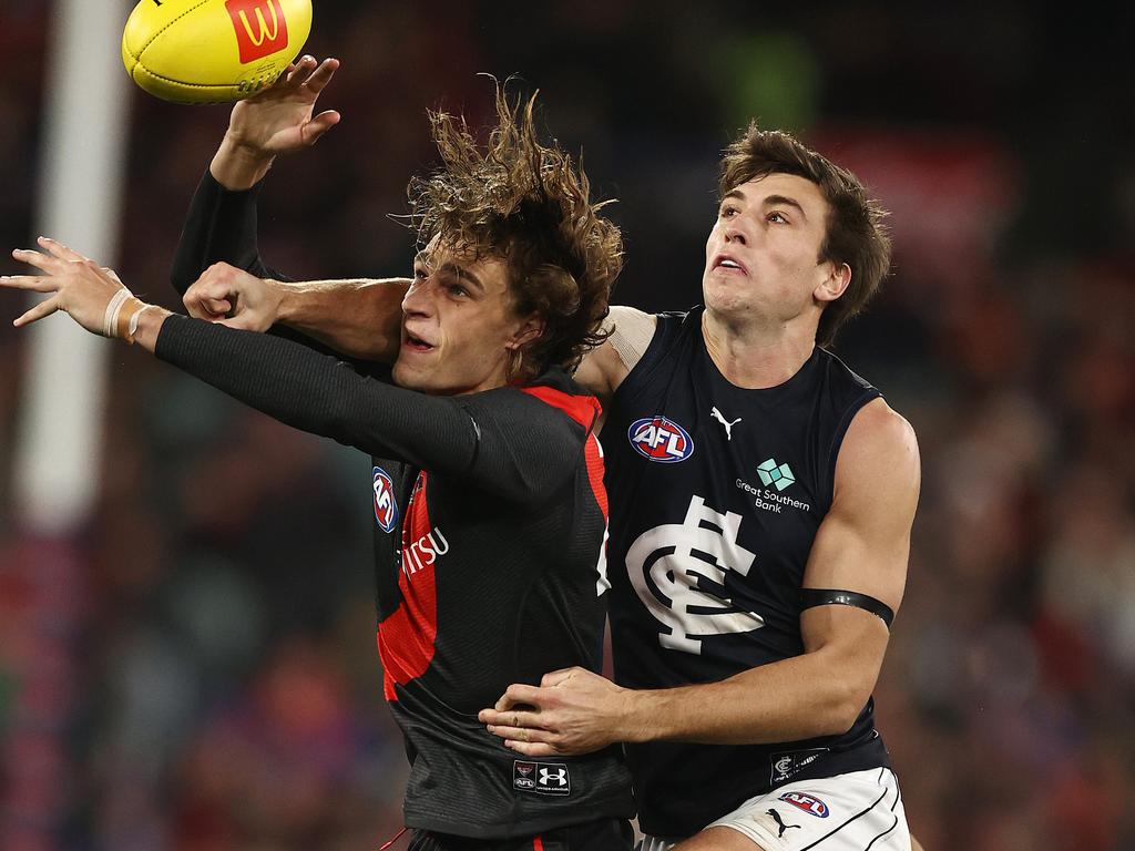 Caleb Marchbank made a triumphant return for the Blues. Picture: Michael Klein