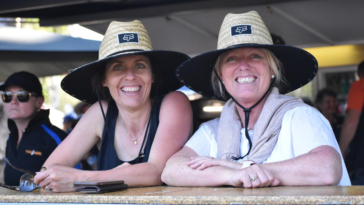 Shalyn Chandler and Rebecca Crowley from New South Wales at the KTM Australian Junior Motocross Championships at Rockhamptonâ€™s Six Mile Raceway, September 28 to October 1, 2022.