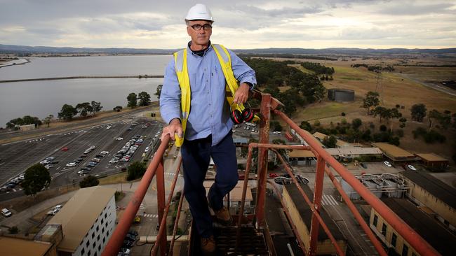 Shift Manager Dale Foster at Hazelwood coal fired power station. Picture: Stuart McEvoy