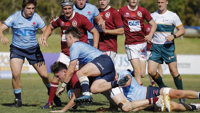 Round 3 Super Rugby U19 action between between the NSW Waratahs and QLD Reds. Picture: © Karen Watson