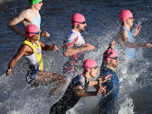 Photographs from the Townsville Triathlon Festival in 2023. Picture: Delly Carr