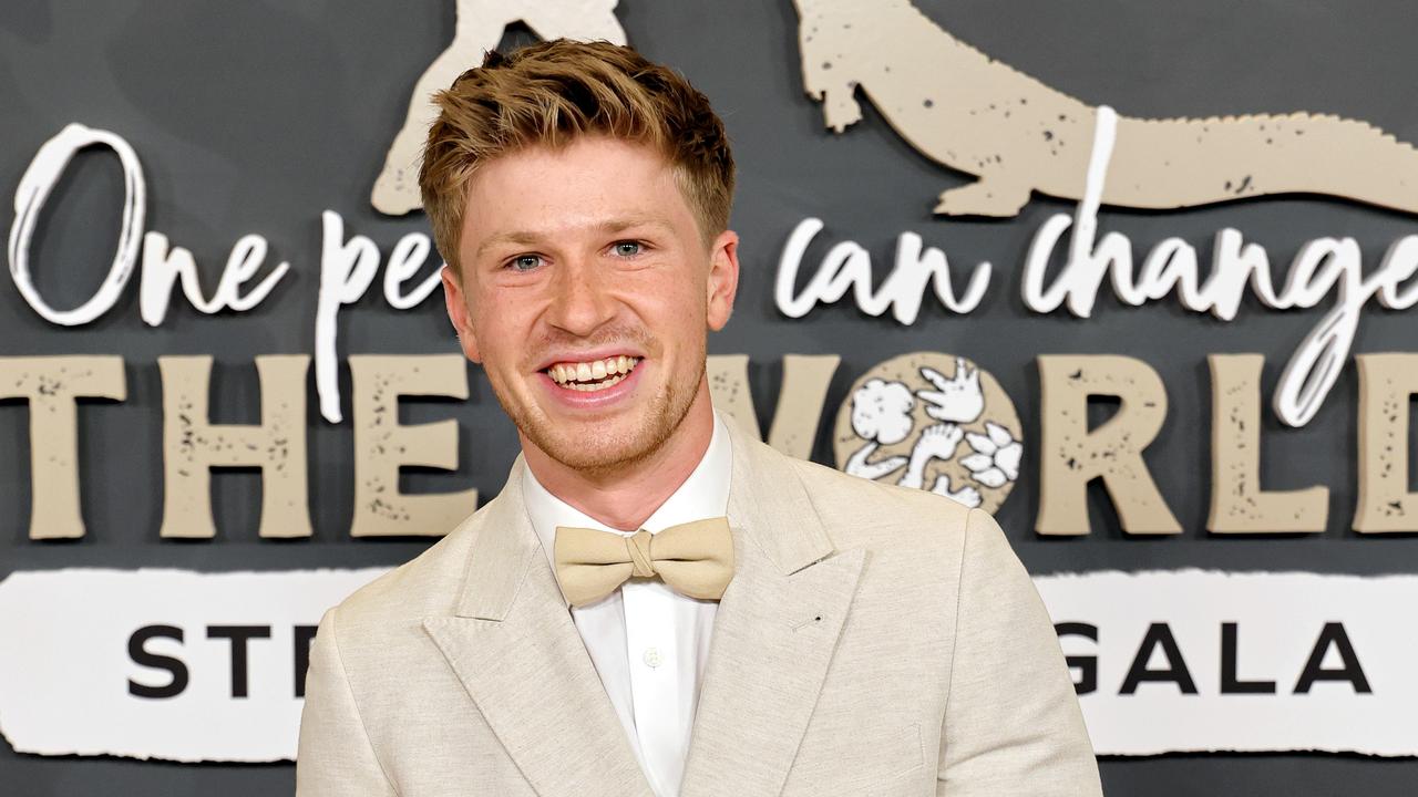 Bindi’s brother Robert Irwin held down the fort at the Steve Irwin gala in Las Vegas. Picture: Ethan Miller/Getty