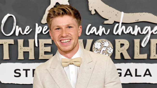 Bindi’s brother Robert Irwin held down the fort at the Steve Irwin gala in Las Vegas. Picture: Ethan Miller/Getty