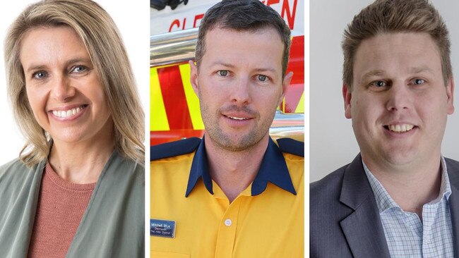 (L-R) Mila Kasby, Mitchell Blue and Jacob Jackson have been elected for North Ward.