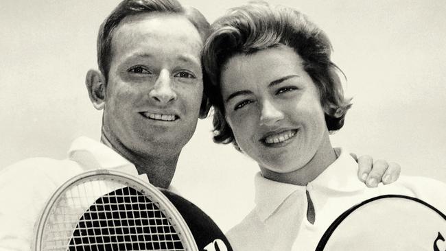 Margaret Court and Rod Laver. Picture: Laver Family Private Collection