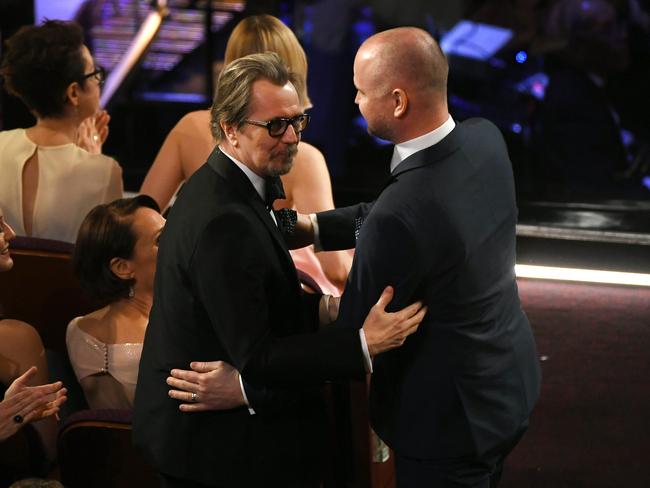 Actor Gary Oldman during the 90th Annual Academy Awards at the Dolby Theatre. Picture: Getty