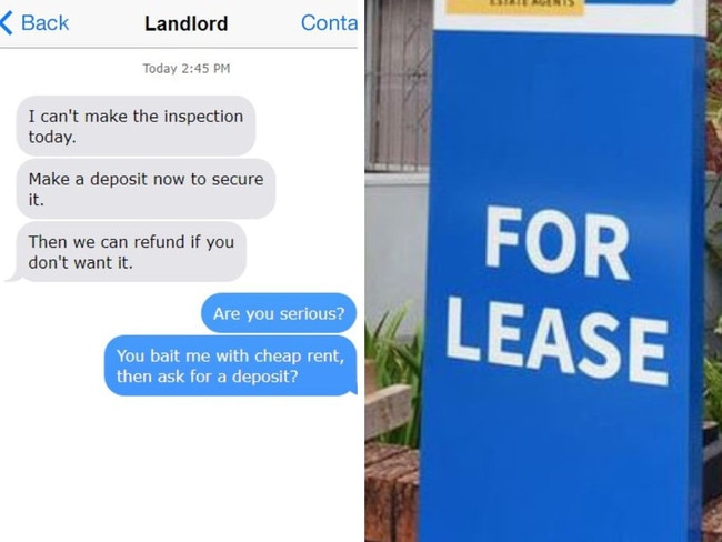 The scam is tagreting desperate renters.