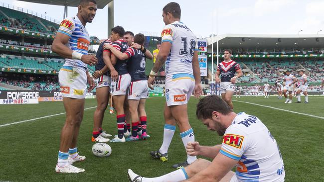 The Titans were no match for the Roosters at the SCG. Picture: AAP