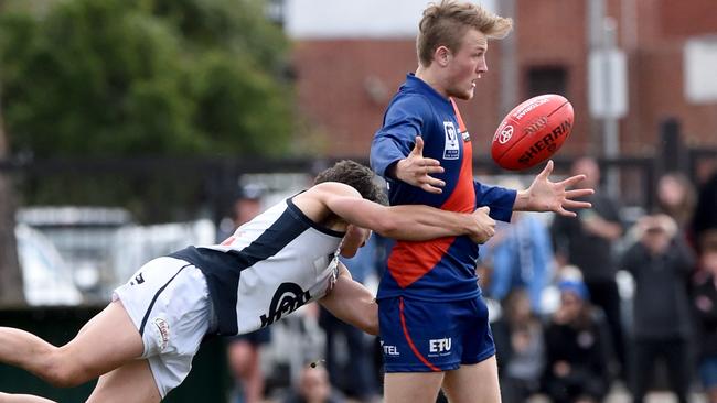 Hayden Blythe during his days at Coburg. Picture: Kylie Else