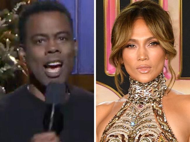 Chris Rock targeted Jennifer Lopez in his searing Saturday Night Live monologue.