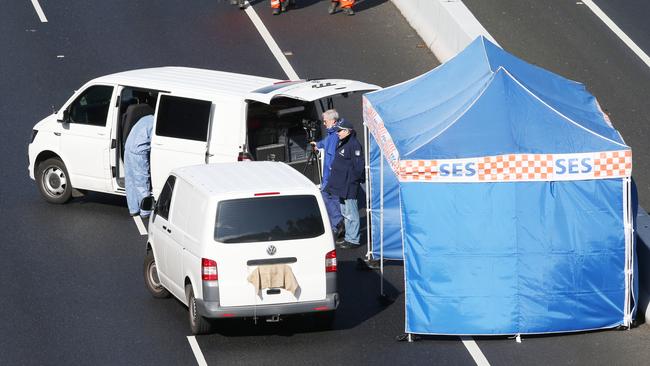 Aaron Ong is accused of following Paul Virgona from his home before he was shot on the freeway. Picture: David Crosling