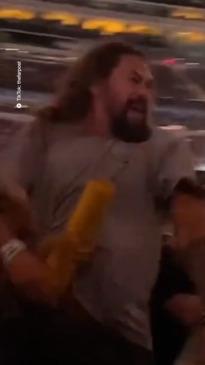 Jason Momoa spotted in Metallica moshpit