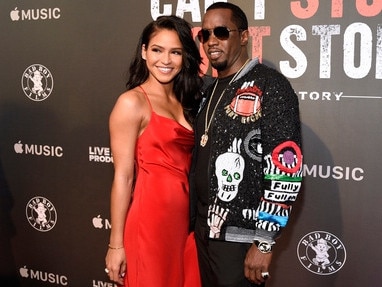 Cassie Ventura, left, and Sean ‘Diddy’ Combs appear at the premiere of Can't Stop, Won't Stop: A Bad Boy Story on June 21, 2017, in Beverly Hills. Picture: Chris Pizzello/Invision/AP, File