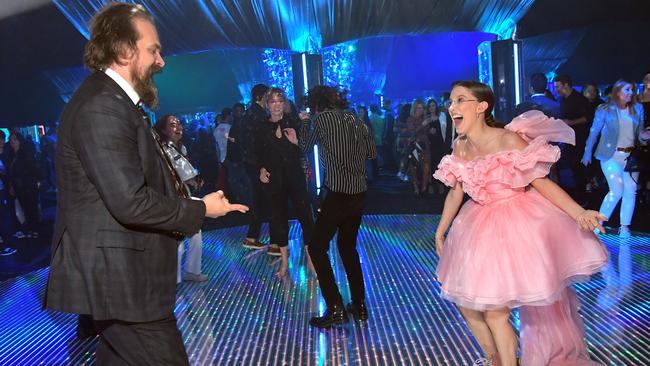 The Stranger Things Season 3 world premiere party at Santa Monica, California last month ahead of the worldwide release on July 4. Picture: Charley Gallay/Getty Images.