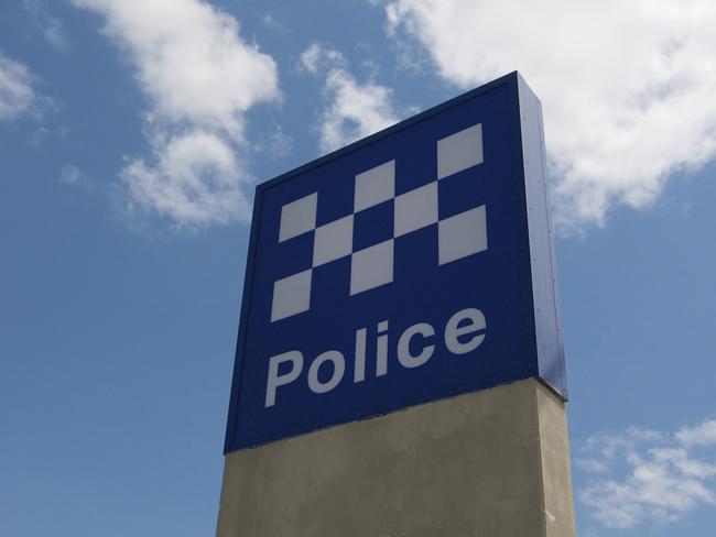 Brisbane, Queensland, Australia - 29th October 2019 : View of the australian Police sign against a blue sky located outside a police station in Greenslopes, Brisbane, Australia  Picture: istock