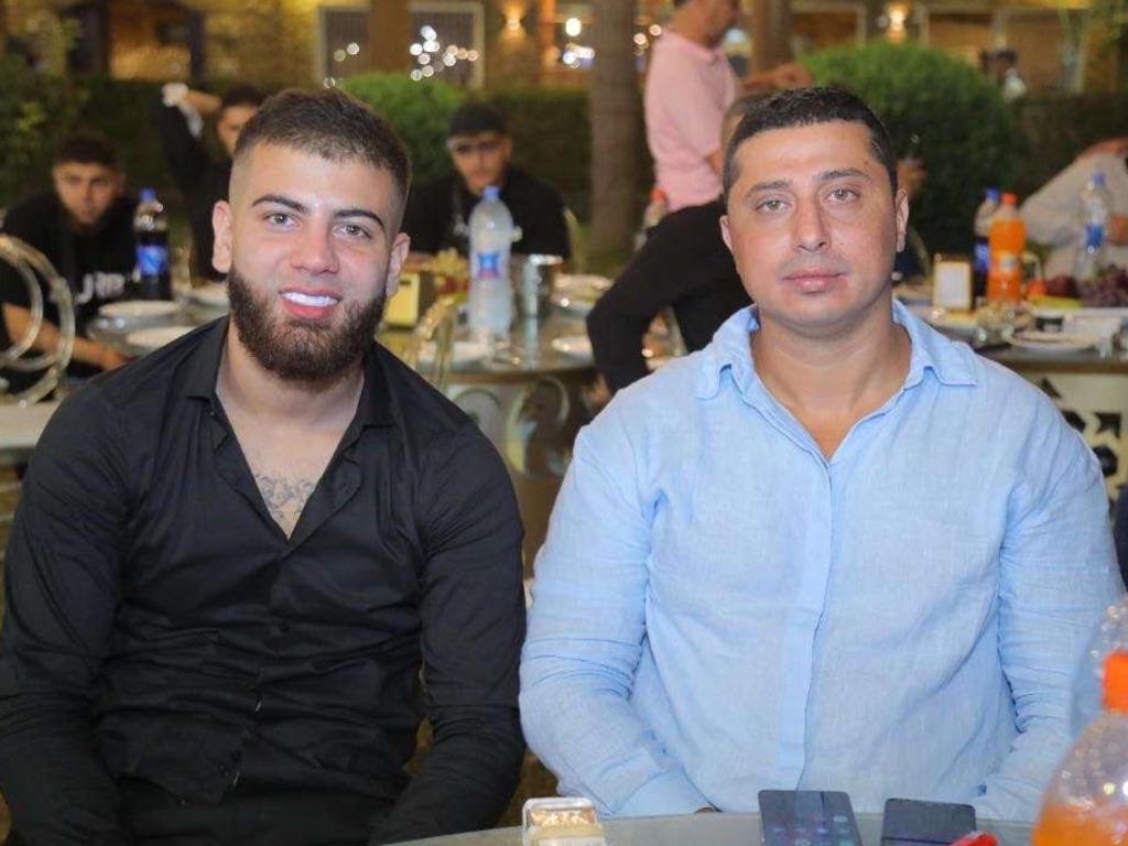 One of Sydney's most wanted men Bilal Haouchar (right) with Mohamad Arnaout (left).