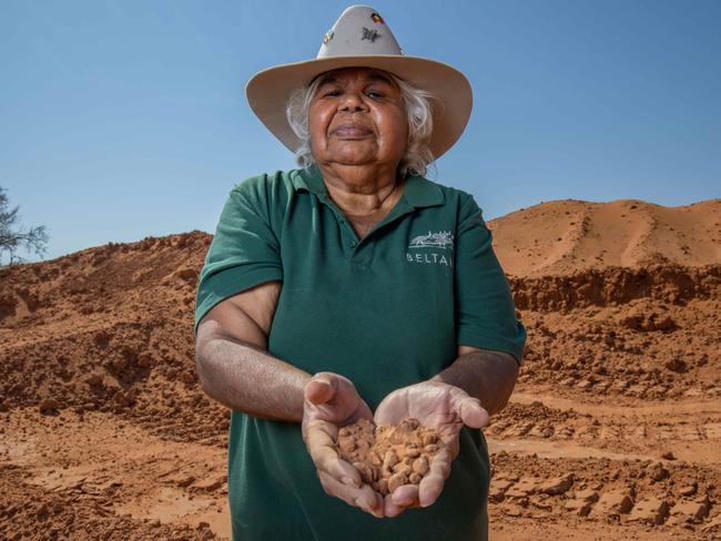 Traditional Owner Beverley Patterson says the destruction was a “blatant disregard” of Adnyamathanha culture. Picture: Ben Clark