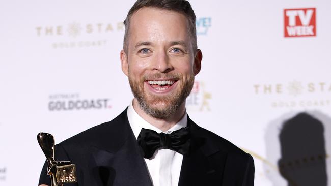 Hamish Blake won his second Gold Logie. Picture: Josh Woning