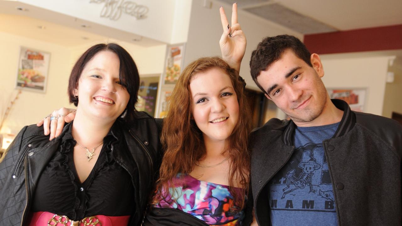 Kirsty Younger, Steve Johnson and Kim Jameson at the Grand Hotel, Gladstone. Photo Luka Kauzlaric / The Observer
