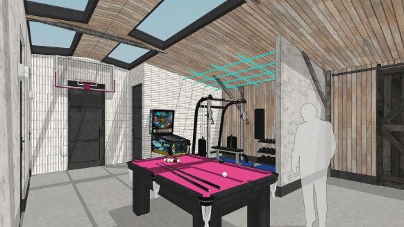 The leisure/games area. Picture: Supplied