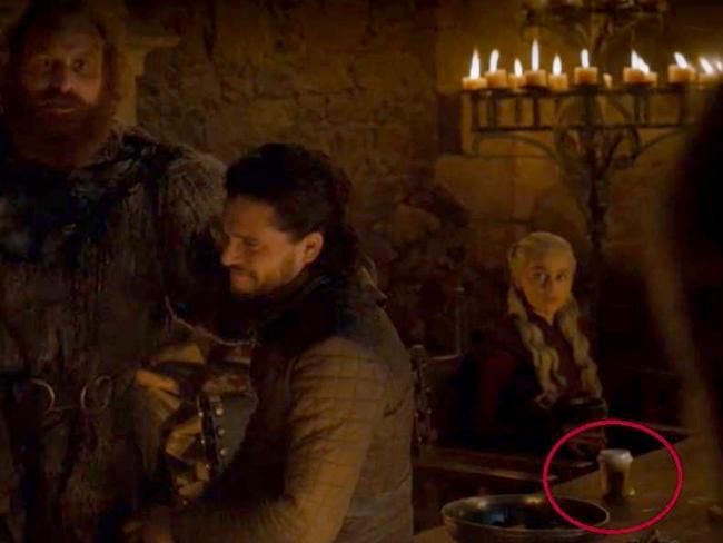 The infamous coffee-cup scene in <i>Game Of Thrones</i>