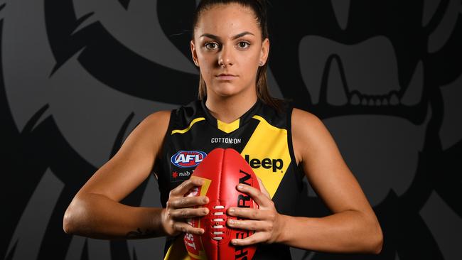 Monique Conti has committed to her AFLW career at Richmond. Picture: James Ross