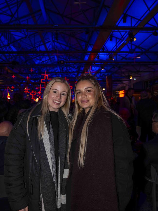 Danielle Cross and Eva Vanson at Winter Feast 2025 in Hobart. Picture: Caroline Tan