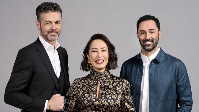 MasterChef Australia judges Jock Zonfrillo, Melissa Leong and Andy Allen. Picture: Ten