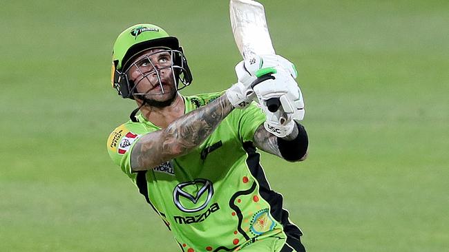 Alex Hales has had an outstanding Big Bash season for the Thunder. Picture: Getty Images