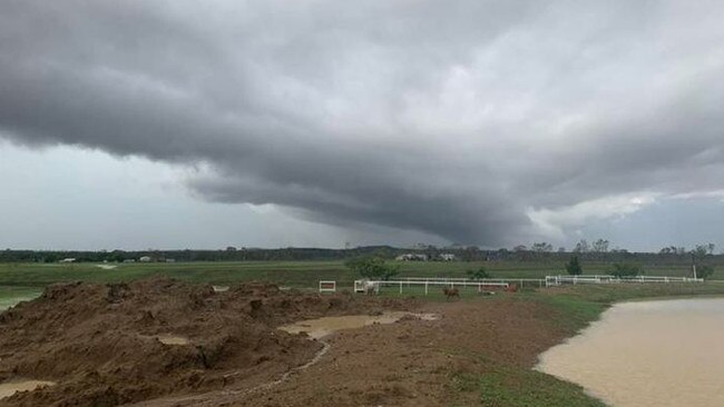 RELIEF: Naomie Moss is celebrating after significant rainfall left her dam levels around 10m. Picture: Contributed