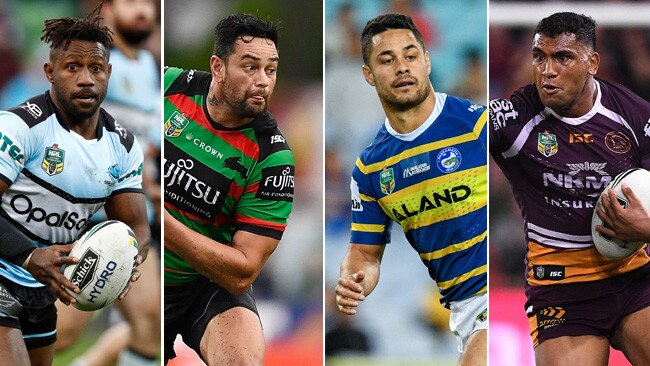 James Segeyaro, John Sutton, Jarryd Hayne, Tevita Pangai Jr.