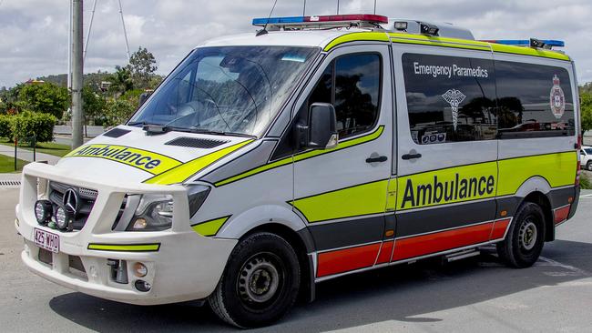 Emergency services attend a incident at what is to be believed the Village Roadshow Studios (possibly around sound stage 9).  Picture: Jerad Williams ambulance generic gold coast