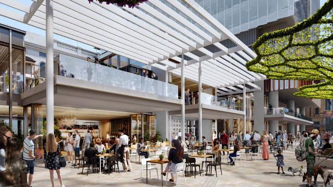 The latest designs submitted for approval of the Lang Walker building, behind Parliament House. Picture: Supplied