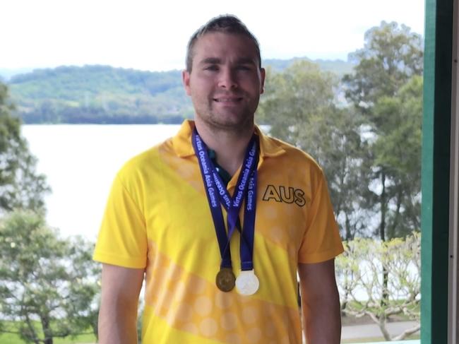 Jarred Dyer at the Oceania Games in November. Picture: Supplied