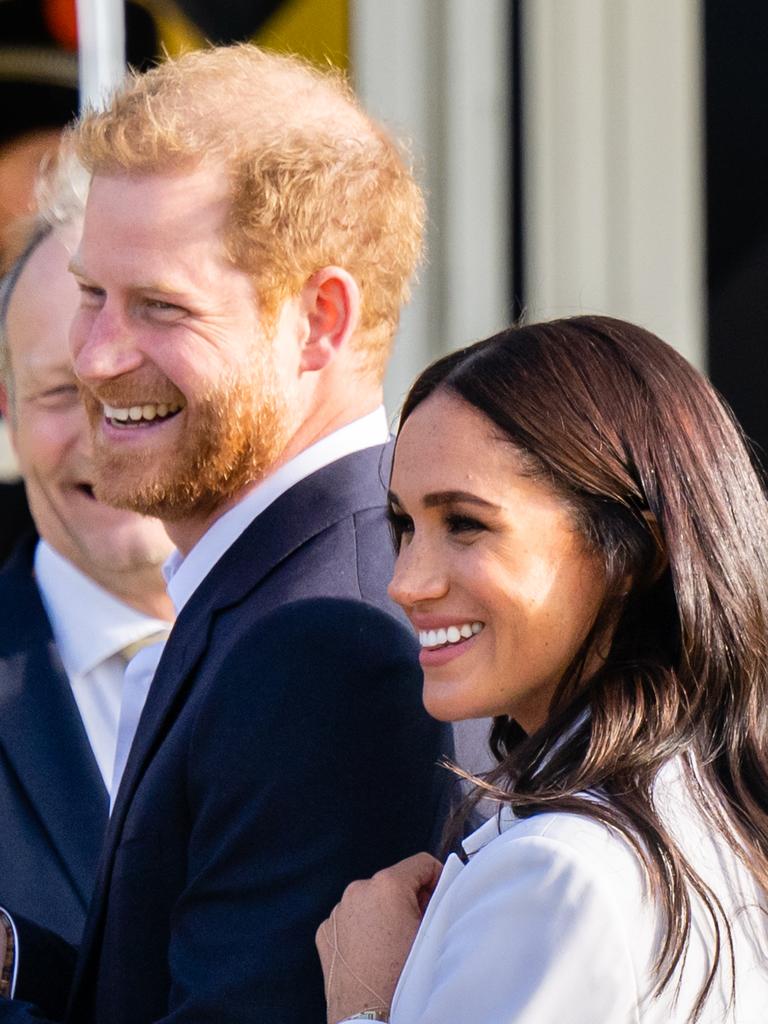 It was the couple’s first public appearance in Europe since Megxit. Picture: Samir Hussein/WireImage