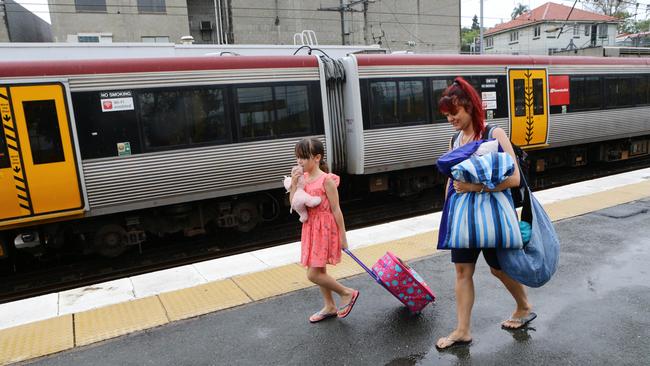 Commuters were left stranded on Christmas Day in 2016 after a network meltdown dubbed the “rail fail”. Picture: Darren England