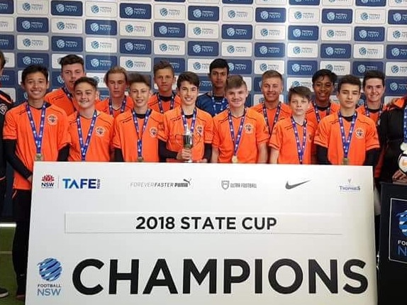 Kemp Creek U14 boys team - 2018 State Cup Champions, nominated for Team Spirit