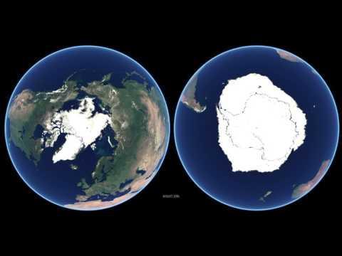 SPACE:    Animation Shows Year of Polar Ice Changes   January 30