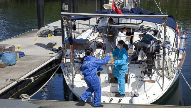 Three men have been arrested and charged in Brisbane for their alleged roles in importing about one tonne of methamphetamine into Australia.
