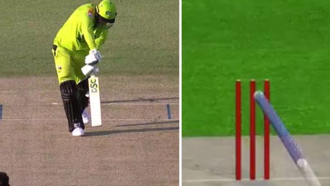 Khawaja appeared to be plumb in the first over.