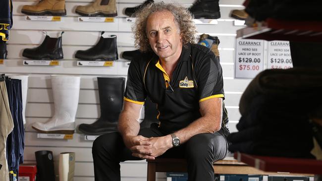 12/11/15 - Former Central Districts and Hawthorn football champion, John Platten at his Croydon business premises. Picture Dean Martin