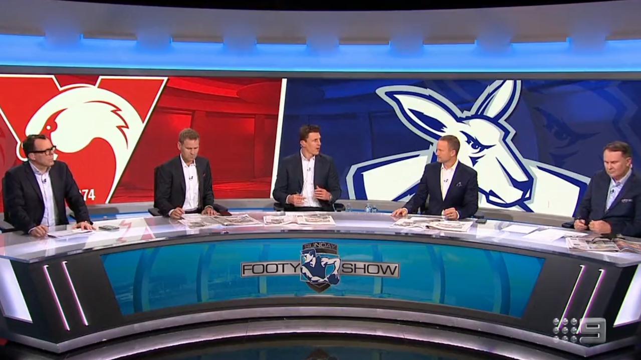 The Sunday Footy Show Panel.