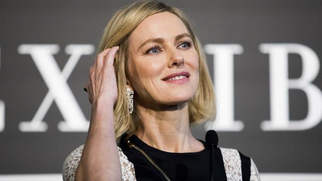 Actress Naomi Watts speaks at the Cartier: The Exhibition Media Preview. Picture: Getty Images.