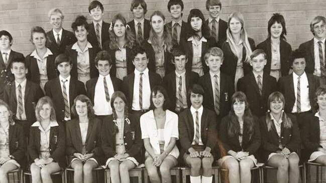 Koonung High School students. Picture: I grew up in Box Hill Facebook page