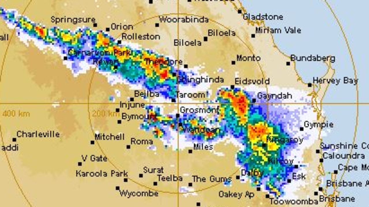 Qld Weather: 90+km/h Winds, Large Hail As First Of Two Storm Troughs ...