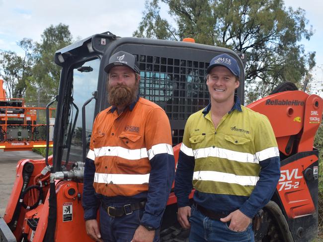 Moloney and Sons Engineering Leading Hand Zac Smith and Manufacturing Manager David Moloney.